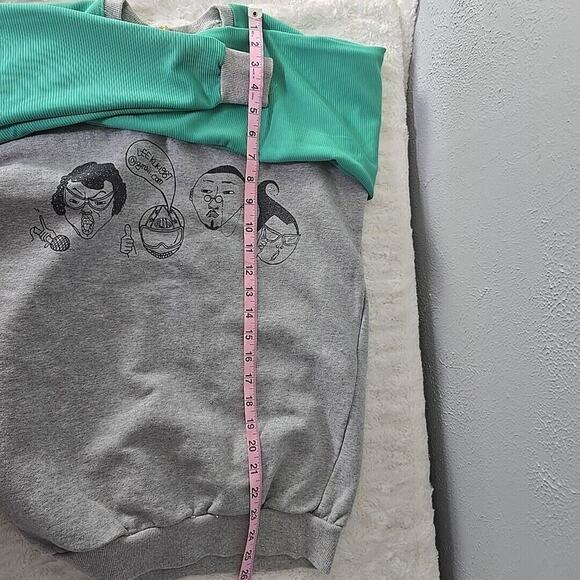 Jin-Ho Men's Korean Neighbors Grey Graphic Crew Sweatshirt Med Streetwear - Picture 5 of 9